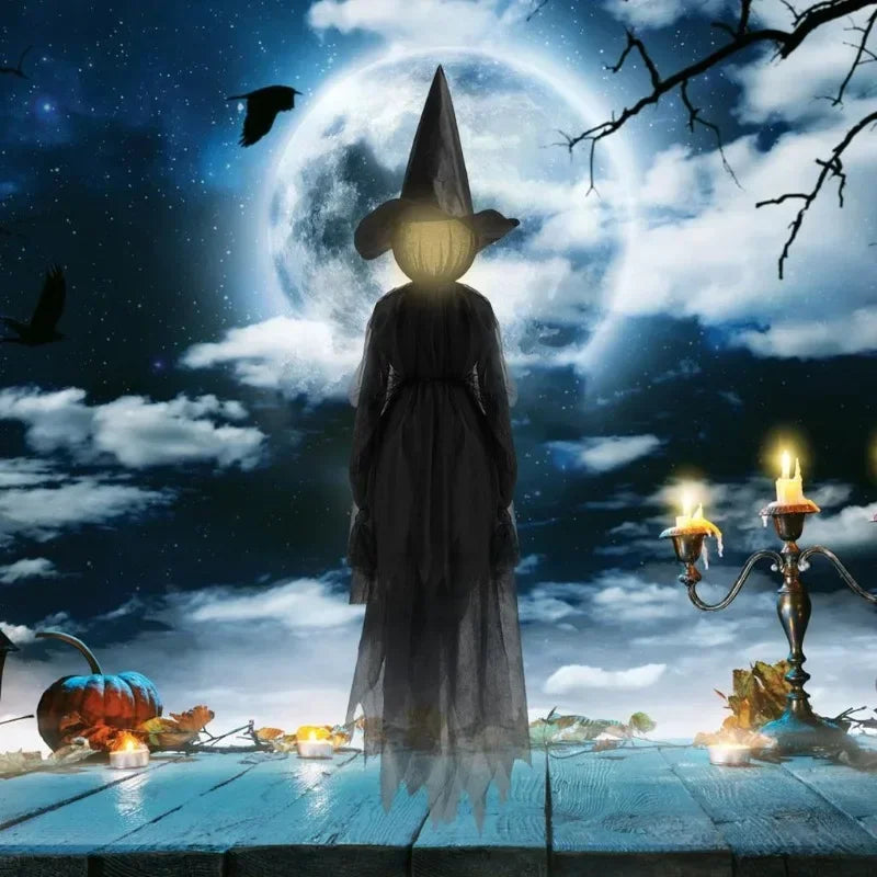 Light-Up Hand-Holding Witches – Spooky Halloween Prop