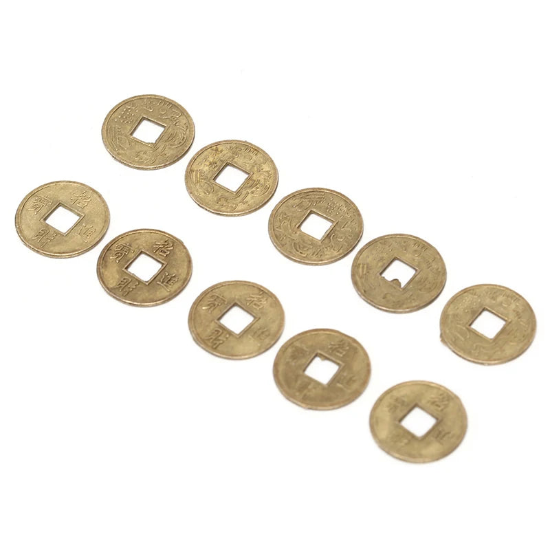 100pcs Feng Shui Lucky Coins – Antique Chinese Wealth Charms