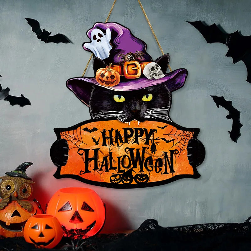 Halloween Wooden Sign