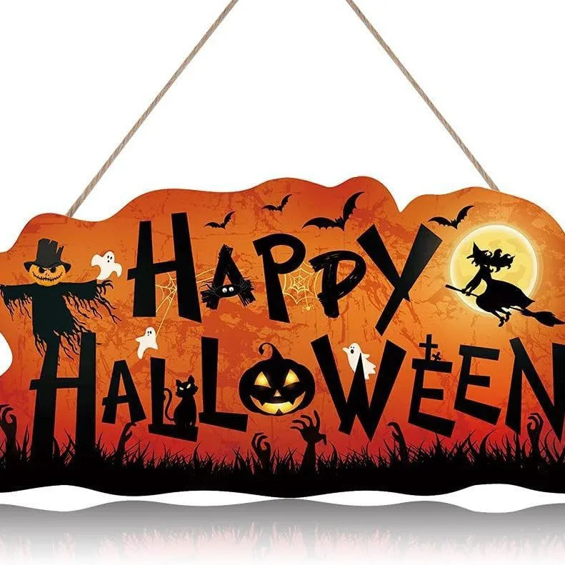 Halloween Wooden Sign