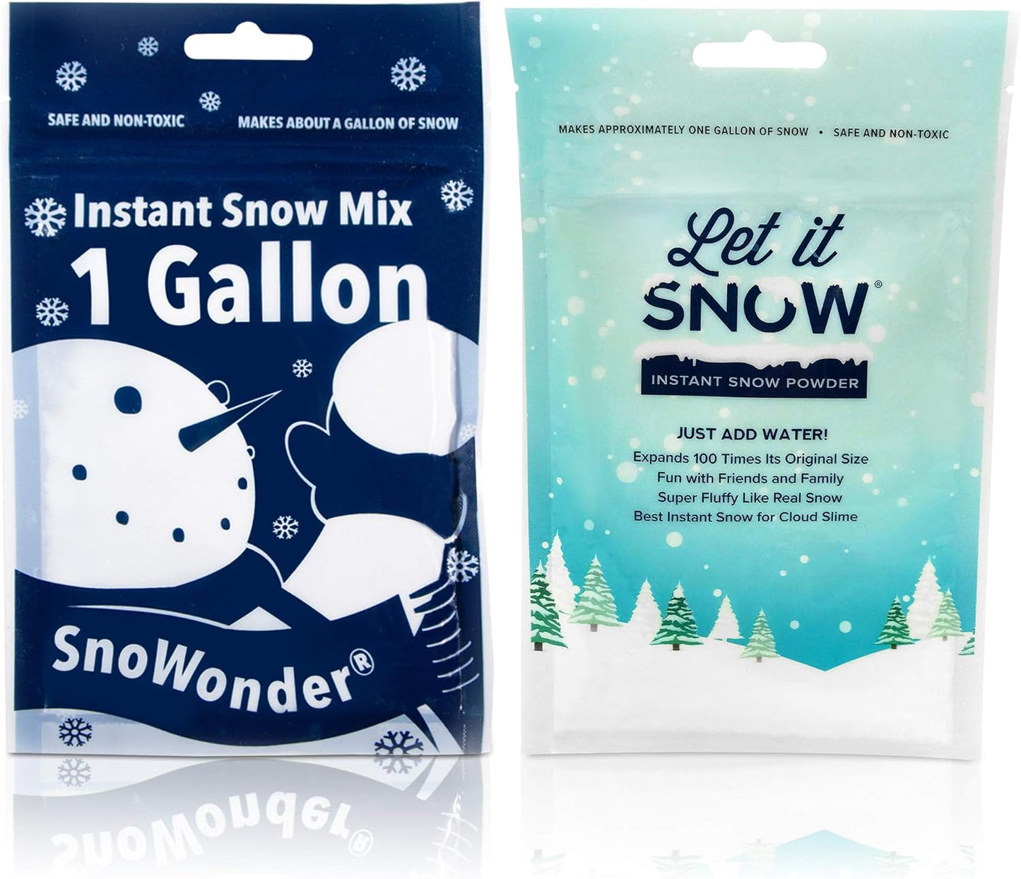 Instant Snow Powder for Slime ,Fake Snow Decoration Mix with Let It Snow