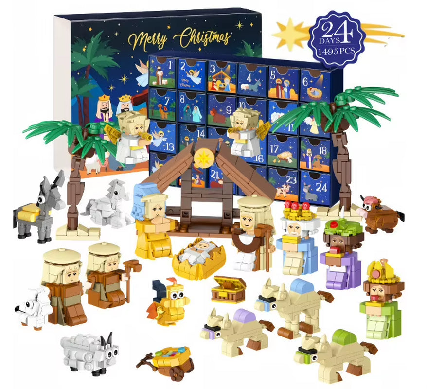 Premium 24-Day Christmas Countdown Calendar | Gift Box Set with Surprise Treasures