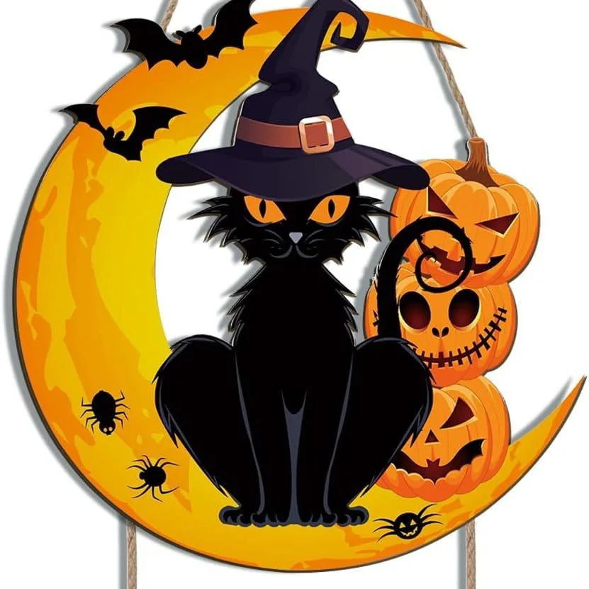 Halloween Wooden Sign 